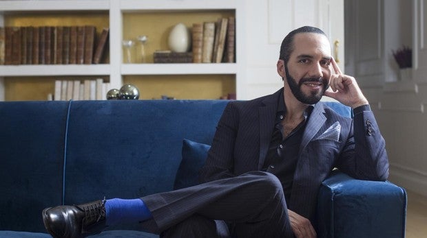 Nayib Bukele, el pasado mes de noviembre durante una entrevista con ABC en Madrid