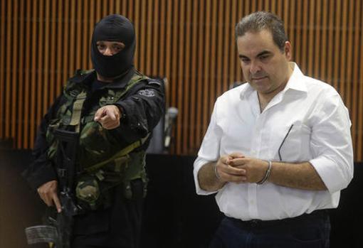 El expresidente Elías Antonio Saca , durante el juicio en 2018