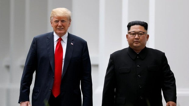 Trump y Kim, en la cumbre de junio de 2018