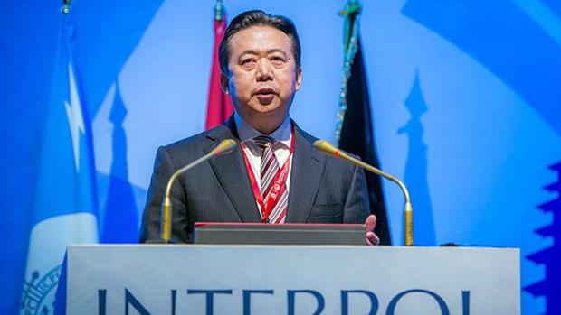 El expresidente de Interpol, Meng Hongwei, durante un acto en Indonesia en 2016