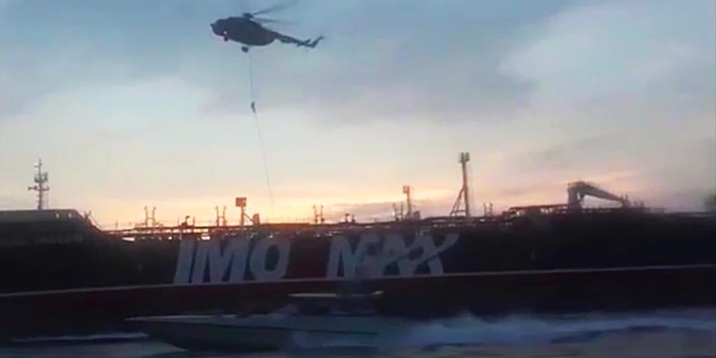 Irán difunde un vídeo de la captura del petrolero británico Stena Impero en el estrecho de Ormuz