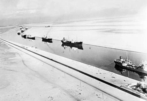 El Canal de Suez, en una imagen sin fecha