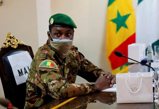 Colonel Assimi Goita, current strongman of Mali