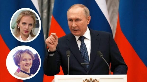 Cientifícas y altas directivas: las enigmáticas hijas de Putin, en la lista de sancionados por la UE y EE.UU.