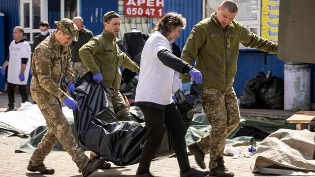 Rusia niega la responsabilidad en la matanza de Kramatorsk porque sus ataques son de precisión