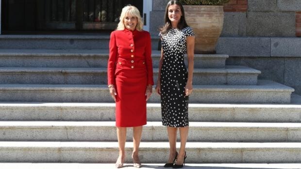 Jill Biden llega a Madrid, donde tendrá varios actos con la Reina Letizia