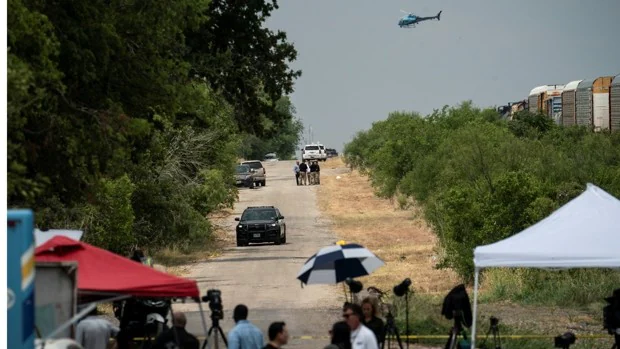 Un grito de socorro alertó sobre el 'camión del horror' en Texas