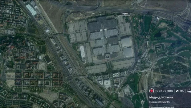 Rusia comparte imágenes satelitales de Ifema y coordenadas de sedes de la OTAN en plena cumbre