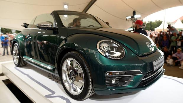 El nuevo Beetle durante su presentación