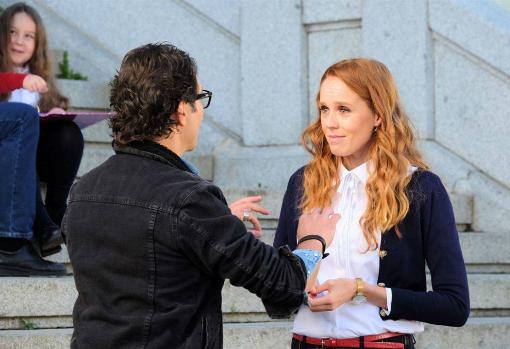 La actriz en la serie de Telecinco «Ella es tu padre»