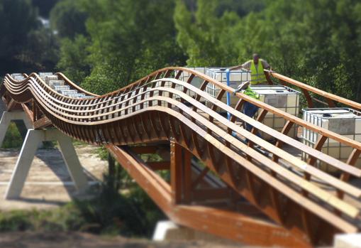 La instalación de los puentes puede durar solo «unas horas» y estos pueden ser prefabricados