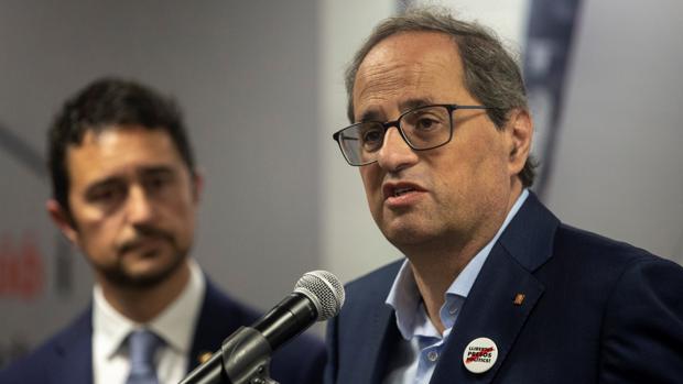 Quim Torra, presidente de la Generalitat de Cataluña