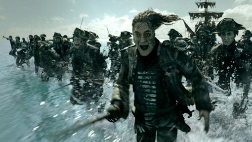 Bardem, en un fotograma de la película «Piratas del Caribe: La vengazna de Salazar»