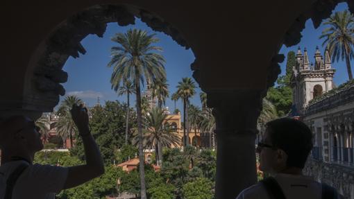 Preparativos para el rodaje de la serie «Juego de Tronos» en Sevilla