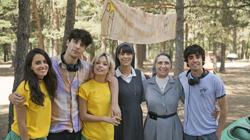 Protagonistas de «La llamada»
