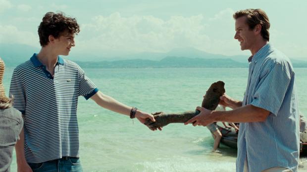 Timothée Chalamet y Armie Hammer en la soleada Italia