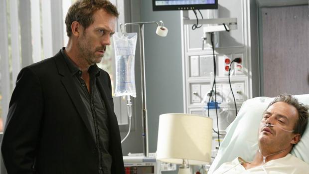 Hugh Laurie, el Doctor House, en un episodio de «House»