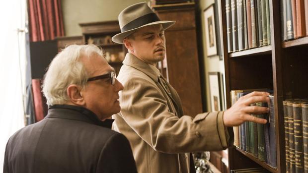 Martin Scorsese, junto a Leonardo DiCaprio en «Shutter Island»