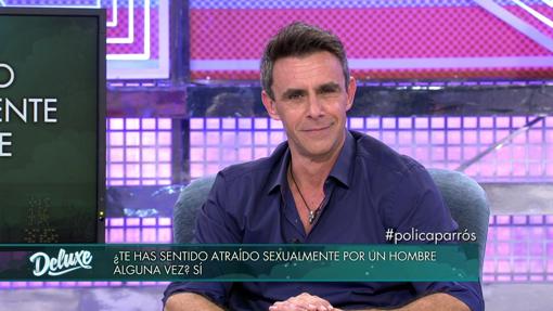 Alonso Caparrós durante su polígrafo en «Sálvame Deluxe»