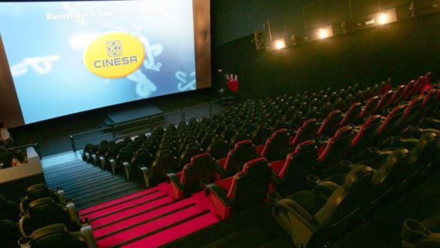 Una de las salas de cine de Cinesa