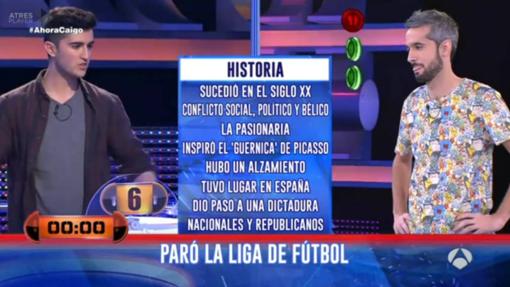 Non consiguieron adivinar que era la Guerra Civil Española ni con diez pistas
