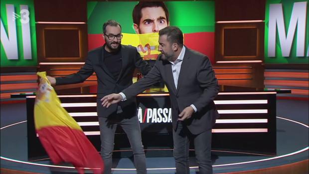 Momento del polémico gag