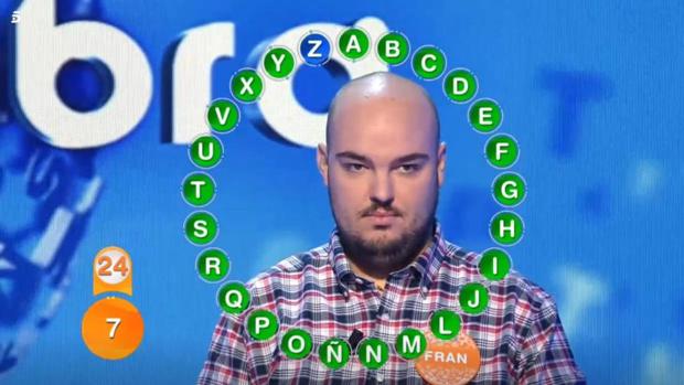 Fran, el veterano concursante de Pasapalabra