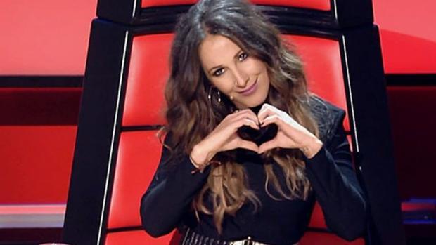 La cantante Malú, durante su paso por «La Voz»