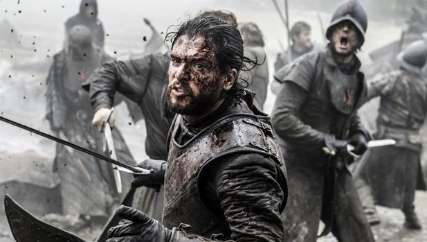 Jon Nieve, en la Batalla de los Bastardos de «Juego de Tronos»