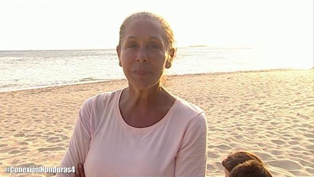 Isabel Pantoja durante su alegato en «Supervivientes»