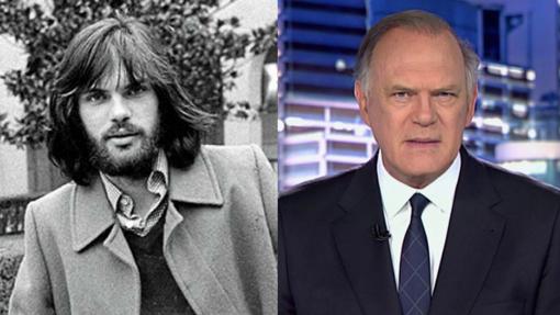 Piqueras cuando era estudiante y ahora en Informativos Telecinco