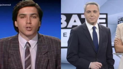 Vallés en sus inicios en Teledeporte y en el debate elecotral de Atresmedia