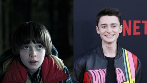 Noah Schnapp antes de su primera desaparición y en la premiere de «Stranger Things»