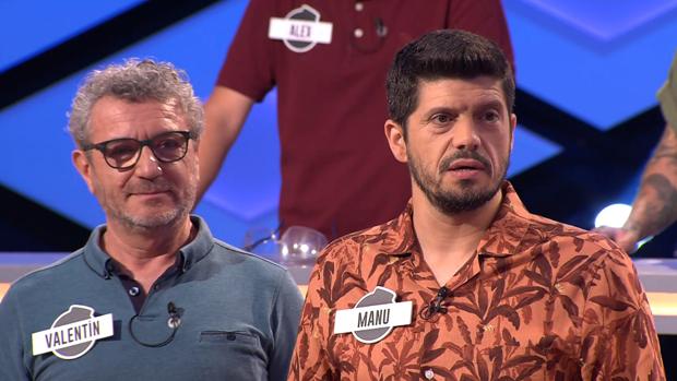 Manu, junto a Valentín en «¡Boom!»