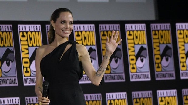 Angelina Jolie, nuevo fichaje de Marvel, en la Comic Con de San Diego