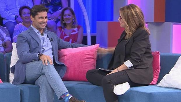Fran Rivera en la última entrega de «Aquellos maravillosos años», en Telemadrid