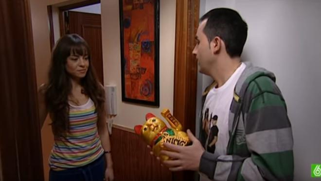 Ana Mena, junto a Borja Pérez en «QVMT»