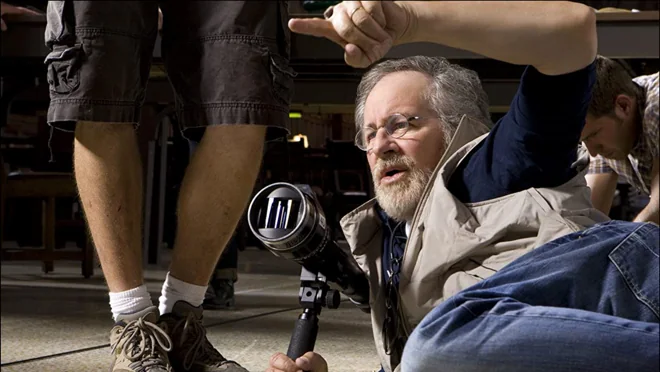 Steven Spielberg, durante el rodaje de &#039;Indiana Jones y el reino de la calavera de cristal&#039;