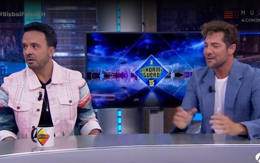 Luis Fonsi and David Bisbal, tonight, in 'El Hormiguero'