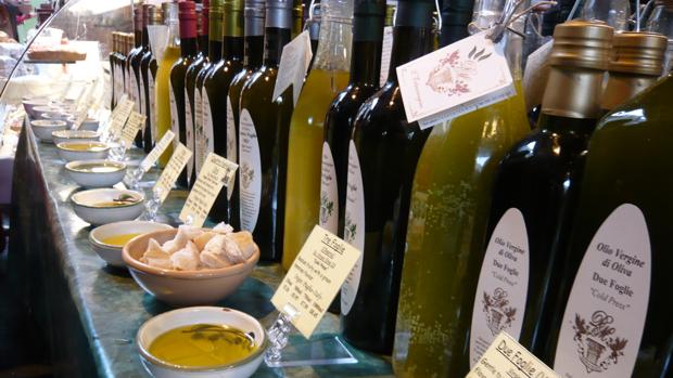 Muestra de aceite de oliva