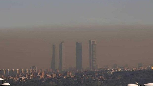 Aire contaminado en Madrid