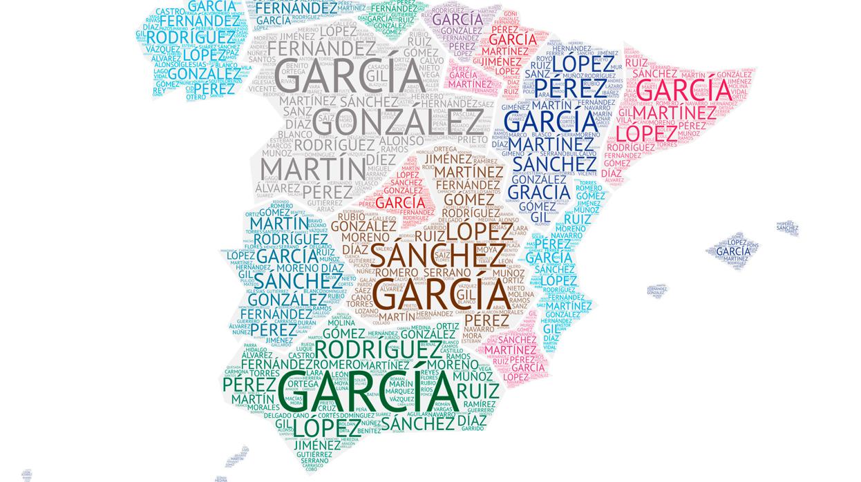 mapa españa apellidos Mapa: Los ocho apellidos catalanes y vascos, los mismos que el 