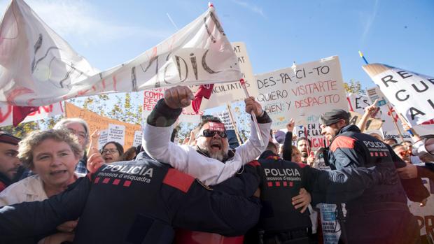 Protesta de médicos en Cataluña