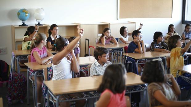 Niños en clase