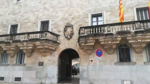 Entrada de los juzgados de Palma