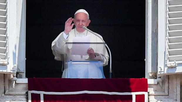 El Papa Francisco durante el Ángelus