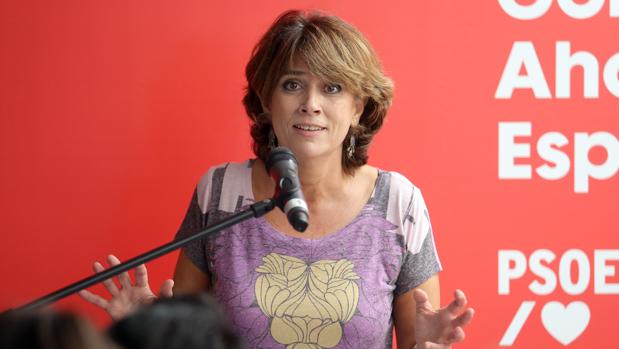 La ministra de Justicia en funciones, Dolores Delgado