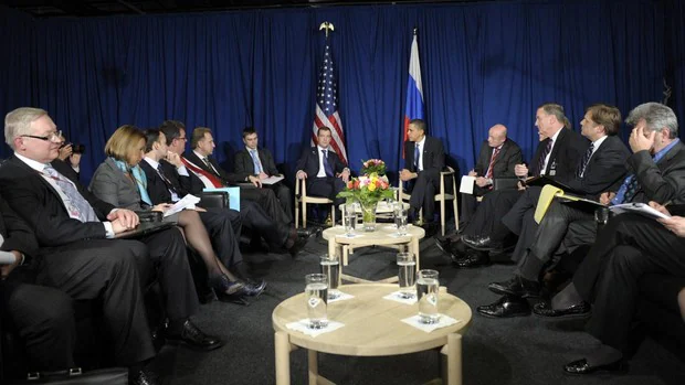 Reunión durante la Cumbre del CLima de 2009