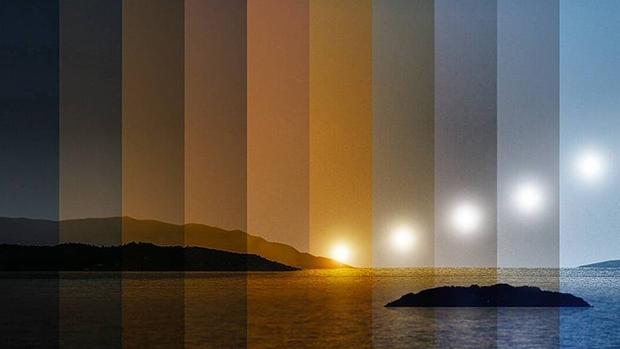 La evolución de la luz desde primera hora de la mañana hasta el mediodía