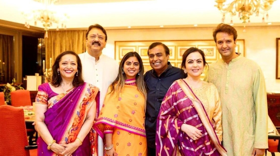 La Extravagante Boda De 100 Millones De Dolares De La Hija Del Hombre Mas Rico De India